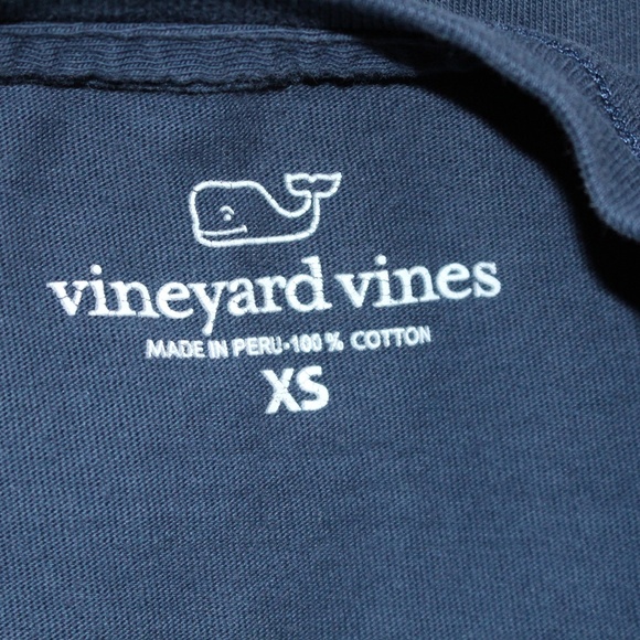 Vineyard Vines, long sleeve Field Hockey shirt Navy Blue - Picture 6 of 6